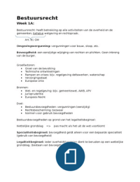 Samenvatting Bestuursrecht P3