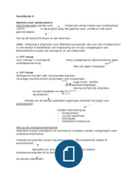 Arbeidsverhoudingen in beweging - hfst 6: Nieuwe tijden, nieuwe belangen