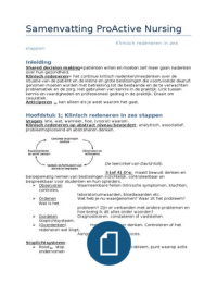 ProActive Nursing jaar 3 deel A