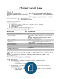 DIEILW1A.1 International Law