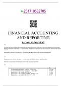 FINANCIAL ACCOUNTING AND REPORTING