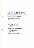 Samenvatting Accountancy Module 5-12 SEM2: BELANGRIJKE journaalposten, schema's, stappenplannen en nadruk EXAMEN