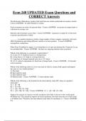 Econ 248 UPDATED Exam Questions and  CORRECT Answers