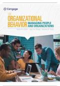 INSTRUCTOR SOLUTION MANUAL FOR ORGANIZATIONAL BEHAVIOR 2ND EDITION BY RICKY W GRIFFIN, JEAN M PHILLIPS, STANLEY M. GULLY