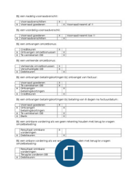 Journaalposten financiële administratie