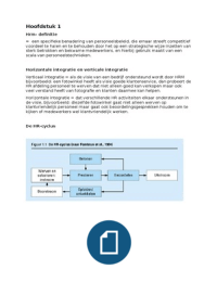 HRM 1 hoofdzaken 