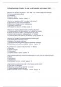 Pathophysiology Chapter 18 questions and answers certified 2024