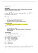 Lecture notes BI505 Infection And Immunity (BIOS5050) - summary