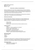 Lecture notes BI505 Infection And Immunity (BIOS5050) on Skin Function, microbiome infection