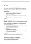 Lecture notes BI505 Infection And Immunity (BIOS5050) on Innate Immunity