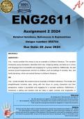 ENG2611 Assignment 2 (COMPLETE ANSWERS) 2024 (858764) - 25 June 2024