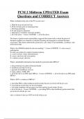 PCM 2 Midterm UPDATED Exam Questions and CORRECT Answers