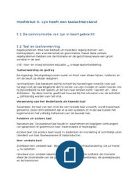 Logopedie en leerkracht hoofdstuk 5 Taalachterstand