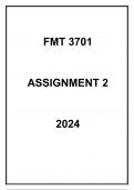 FMT3701 Assignment 2 2024