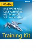 VERIFIED SOLUTIONS MANUAL FOR Implementing a Data Warehouse with Microsoft SQL Server 2012 LATEST  TEST BANK  (ALL YOU  NEED TO KNOW)