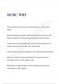 IICRC WRT QUESTIONS & ANSWERS 2024 ( A+ GRADED 100% VERIFIED)