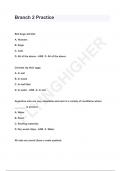 Branch 2 Practice QUESTIONS & ANSWERS 2024 ( A+ GRADED 100% VERIFIED)