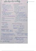 Electrochemistry notes class 12 (handwritten)