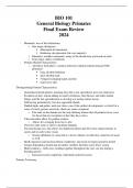 (Drexel) BIO 101 General Biology Primates Final Exam Review 2024