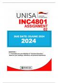 INC4801 ASSIGNMENT 02 - DUE 20 JUNE 2024