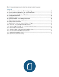 Samenvatting 'Abnormal Psychology' 7e druk, BPOP