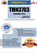TMN3703 Assignment 3 2024 - DUE 22 June 2024