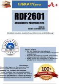 RDF2601 Assignment 3 (COMPLETE ANSWERS PORTFOLIO) 2024 - DUE 25 September 2024