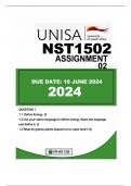 NST1502 ASSIGNMENT 02.. DUE DATE:18 JUNE 2024