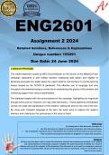 ENG2601 Assignment 2 (COMPLETE ANSWERS) 2024 (155291) - 24 June 2024