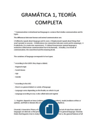 GRAMATICA I