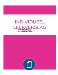 Leerverslag Commerciële Vaardigheden 