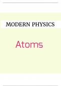 Modern Physics:- Atoms