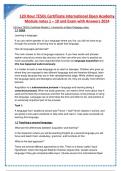 120 Hour TESOL Certificate International Open Academy Module notes 1 – 10 and Exam with Answer