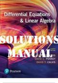 Differential Equations and Linear Algebra 4th Edition Henry; Penney; Calvis _SOLUTIONS MANUAL