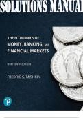 The Economics of Money, Banking and Financial Markets, 13 Global Edition by Frederic SOLUTIONS MANUAL