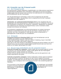 Samenvatting IT-b@sed Audit