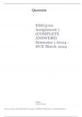  ENG3701 Assignment 1 (COMPLETE ANSWERS) Semester 1 2024 - DUE March 2024