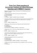 Perio Test 1 Book questions ch  1,2,3,12,16,17,18,20,21,34 UPDATED Exam  Questions and CORRECT Answers