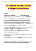 PUP3002 Exam 3 With Complete Solution