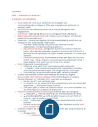 Economie in Context samenvatting VWO-bovenbouw hoofdstuk 1