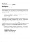 MATH-143 Lab Assignment CPCC