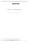 Chapter 7 - Summary Economics  Economics (University of South Africa)