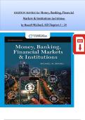 SOLUTION MANUAL For Michael Brandl, Money, Banking, Financial Markets and Institutions 2nd Edition Chapters 1 - 24, Complete Latest Version 