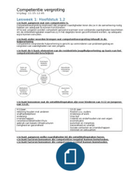 Competentievergroting - Samenvatting (Competentievergroting In De Residentiele Jeugdzorg)