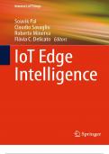 IoT Edge Intelligence (Internet of Things)  Springer; 2024th edition with complete solution by Souvik Pal
