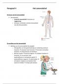 Biologie - Hoofdstuk 5 - paragraaf 4 - Het zenuwstelsel - samenvatting