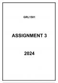 GRL1501 ASSIGNMENT 3 2024