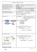 Science d'ingénieur - Formules de cours