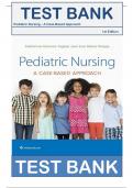 Test Bank For Pediatric Nursing- A Case-Based Approach 1st Edition Tagher Knapp Test Bank Latest Update 2022| All Chapters Covered