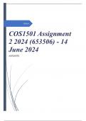 COS1501 Assignment 2 2024 (653506) - 14 June 2024